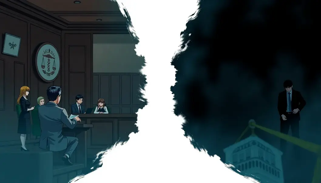 Anime characters delving into a true crime investigation, embodying the allure of intricate narratives.